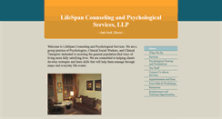 Desktop Screenshot of oakparktherapists.com